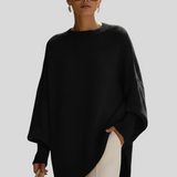 Thalia - Oversize poncho sweater – Den perfekte kombination af trend og komfort