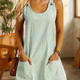 Anne™ | Let sommerkjole med striber