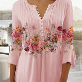 Anne™ | Blomstret Tunika