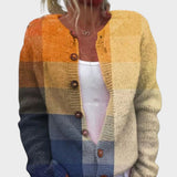 Lovisa - Efterårsblomster cardigan
