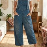 Aurevia | Denim Havebukser med Vintage Look
