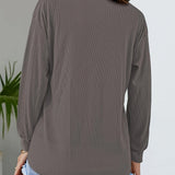 Anne™ | Blød og Afslappet Langærmet Bluse