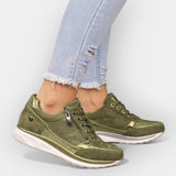 Caroline - Anatomiske sneakers med lynlås