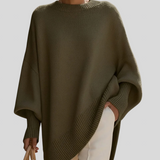 Thalia - Oversize poncho sweater – Den perfekte kombination af trend og komfort