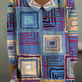 Anne™ | Farverig og Komfortabel Bluse