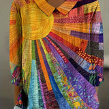 Anne™ | Farverig og Komfortabel Bluse