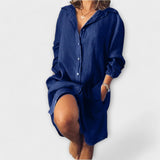 Inga - Afslappet bluse i stof