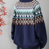 Anne™ | Klassisk Strikcardigan med Mønster