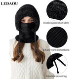 Majbritt - Vinter Beanie Hue 3-i-1