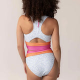 Vigga - Cut Back Crop Bikini Sæt