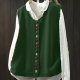 Anne™ | Ærmeløs Strikket Vest