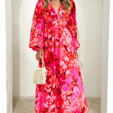 Anne™ | Elegant kjole med blomster