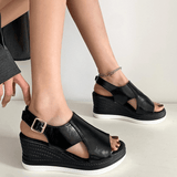 Selma - Damesandaler med platform