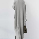 Anne™ | Elegant Vinter Maxikjole til Kvinder med Lange Ærmer