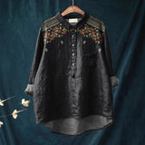 Anne™ | Stilfuld kunstbluse – føl dig elegant og uimodståelig