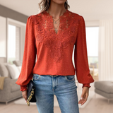 Anne™ | Elegant damebluse med løse ærmer