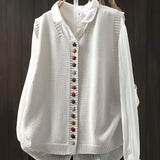 Anne™ | Ærmeløs Strikket Vest