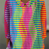 Anne™ | Farverig og Komfortabel Bluse