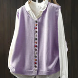 Anne™ | Ærmeløs Strikket Vest