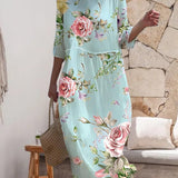 Anne™ | Elegant blomstret kjole