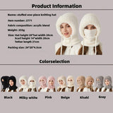 Majbritt - Vinter Beanie Hue 3-i-1