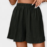Viktoria - Stilfulde shorts med plisseringer