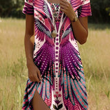 Anne™ | Elegant sommerkjole med blomster