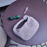 Nynne - Mekana Flettet Mini Ruskind Taske