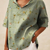 Anne™ | Elegant top med V-udskæring