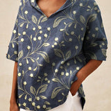 Anne™ | Elegant top med V-udskæring