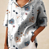 Anne™ | Elegant top med V-udskæring