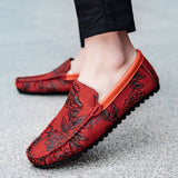 Blomster Læder Loafers