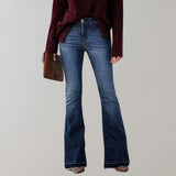 Anne™ | Dame Vinter Udsvingede Denimjeans