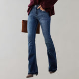 Anne™ | Dame Vinter Udsvingede Denimjeans