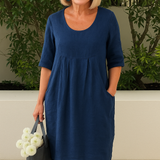 Anne™ | Komfortabel Hverdagskjole med Lommer