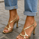 Lisbeth | Gyldne Sandaler Sommercharme