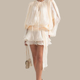 Freja Sarah - Elegant kort boho-kjole