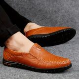 Elegant Læder Loafers