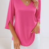 Emilie | V-hals Bluse