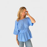Eleanor - Delikat bluse med slag