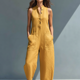 Freja Elisabeth - Let jumpsuit i hørblanding