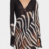Gry | Zebra kjole