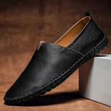 Håndsyede Læder Loafers