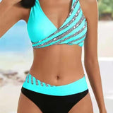 Mona - Varm bikini med print