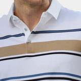 Kasper™ | Solnedgang Stribet Polo