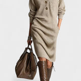 Kornelia™ | Elegant Strikket Kjole