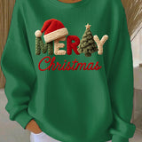 Kvindernes Juleprint Casual Sweatshirt