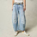 Anne™ | Casual Og Behagelige Jeans Med Vide Ben