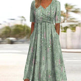 Anne™ | Elegant Blomstret Sommerkjole