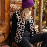 Maja | Leopardmønstret vest